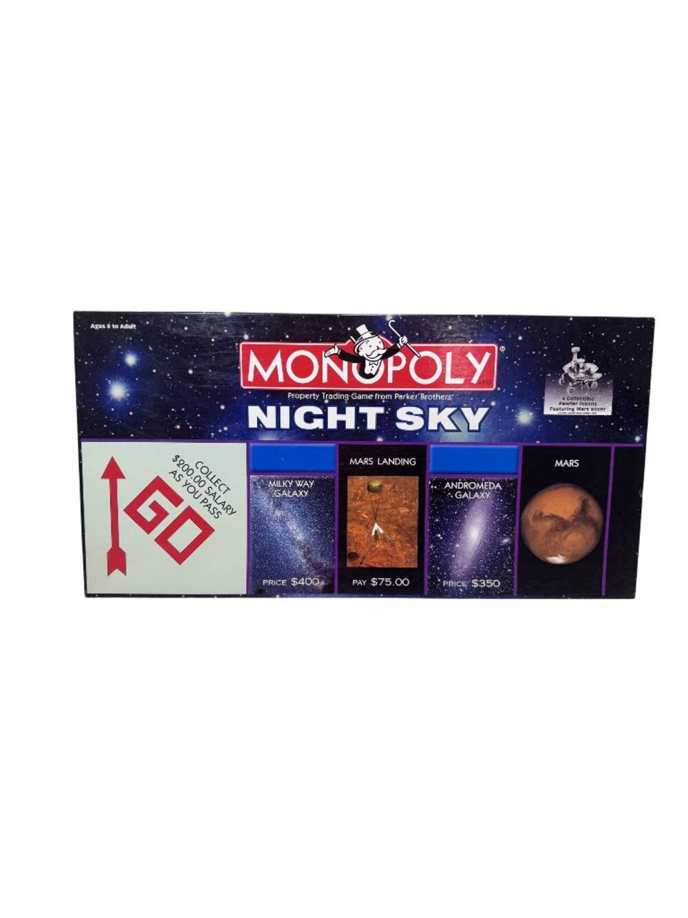 Monopoly Night Sky Edition 2004 USAopoly Parker Brothers 100% Complete
